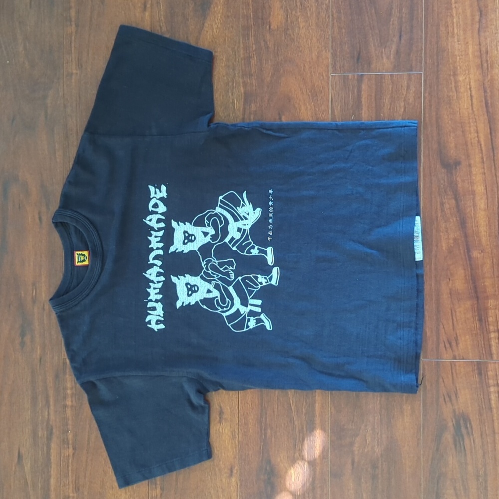Human Made SS Tee, Chinese Print, size M, Black